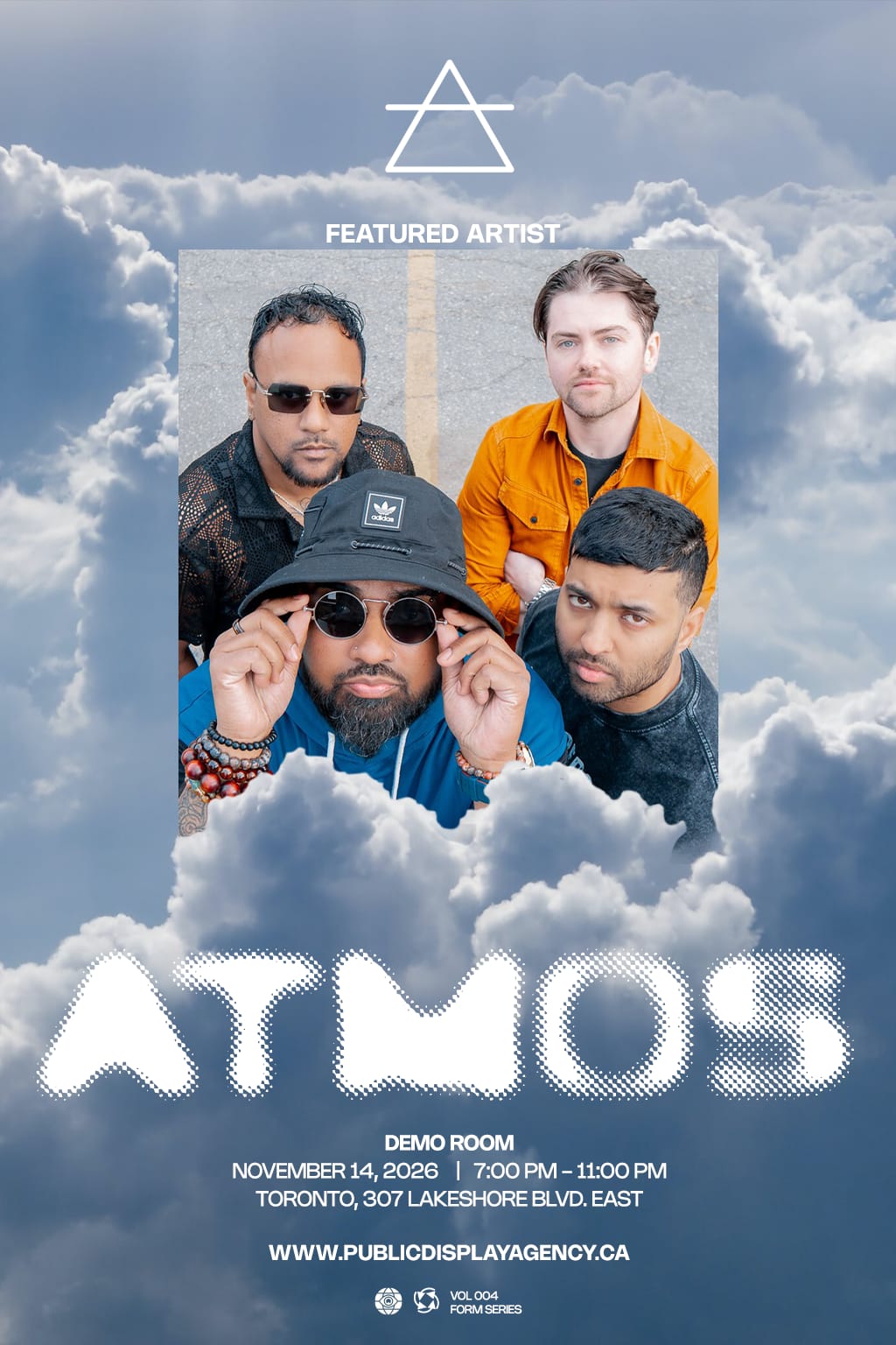 Atmos featuring Black Creek Reign, November 14, 2026 at Demo Room, Toronto